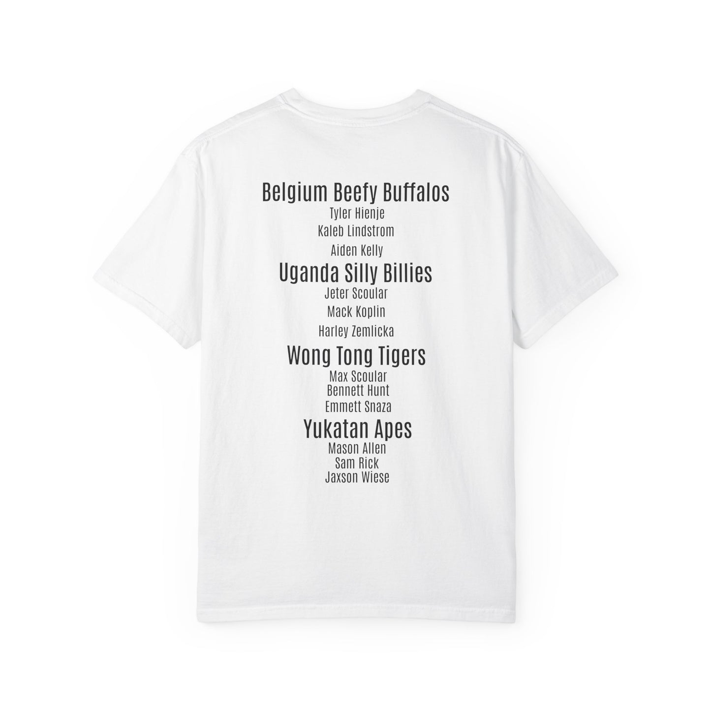 Wiese Backyard Olympics Team Shirt