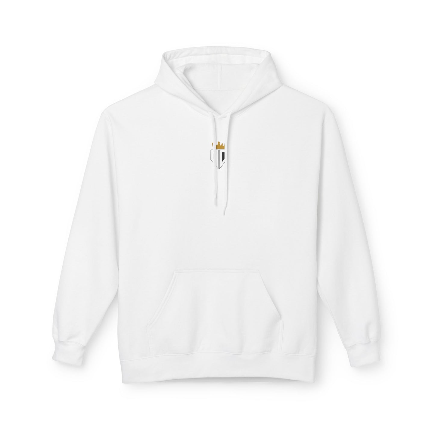 "SLOGAN" Hoodie Front White
