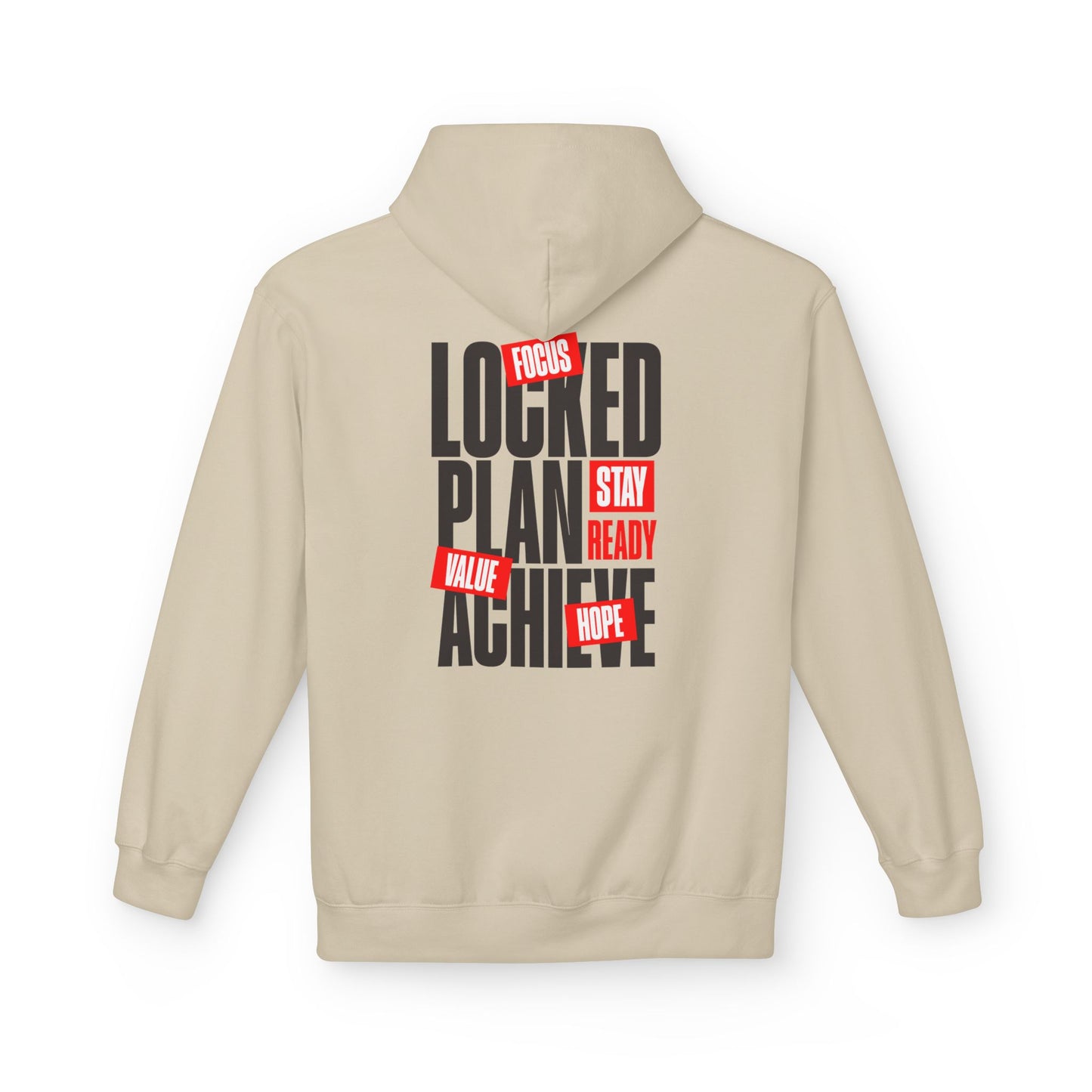 Locked, Plan, Achieve Hoodie - "LOCKED IN" Collection