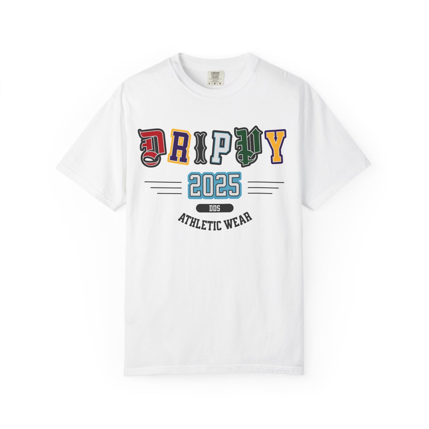 "DRIPPY" University style tee