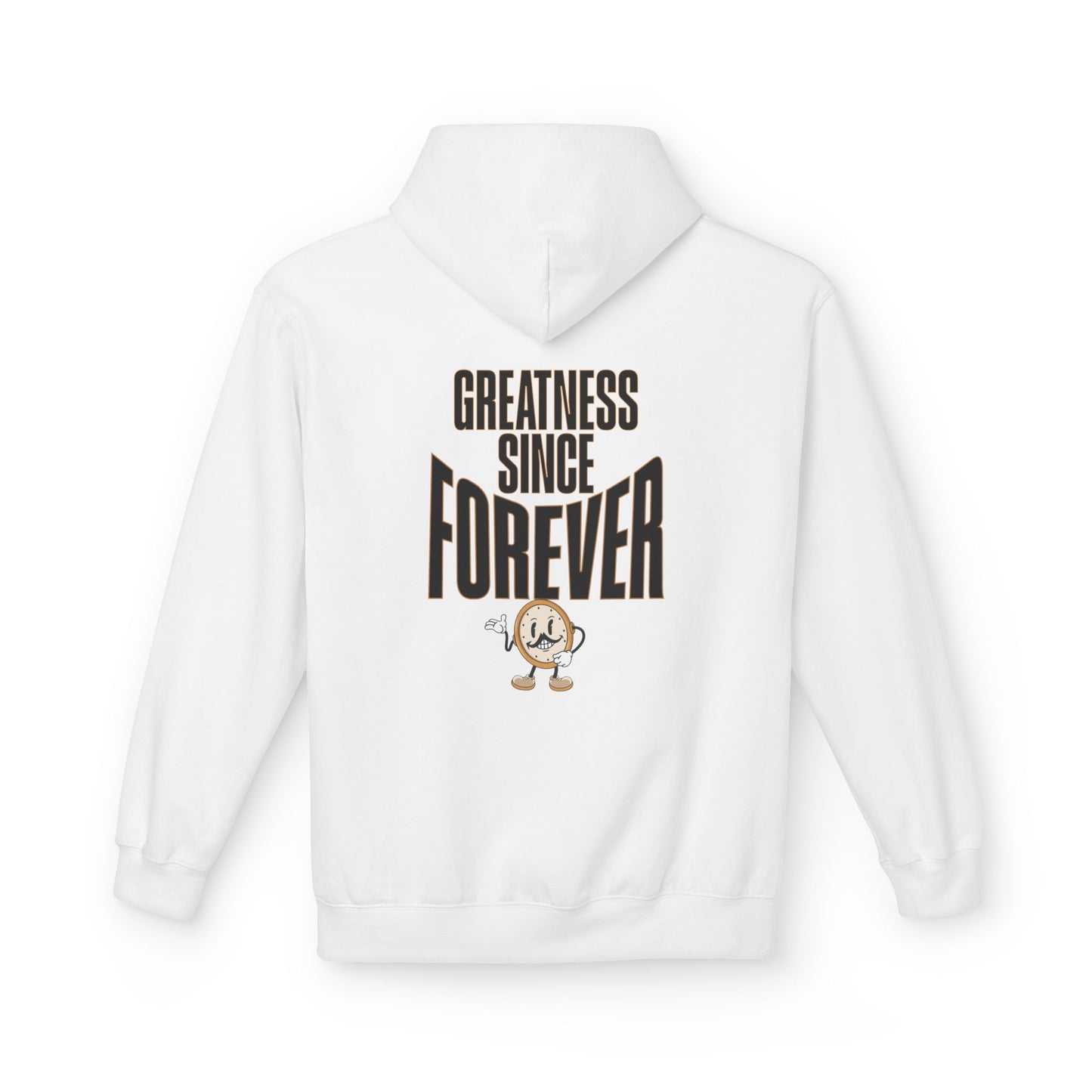 "SLOGAN" hoodie back White