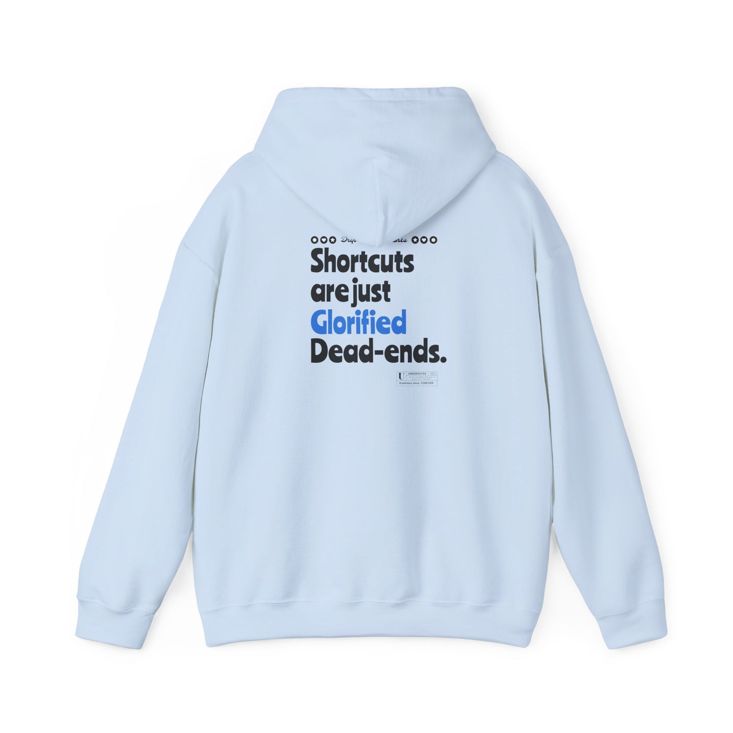 Back Graphic "SHORTCUTS" Gildan Hoodie
