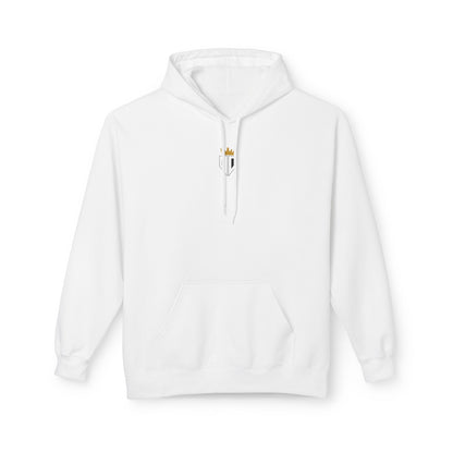 "SLOGAN" Hoodie Front White