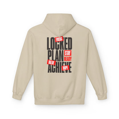 Locked, Plan, Achieve Hoodie - "LOCKED IN" Collection