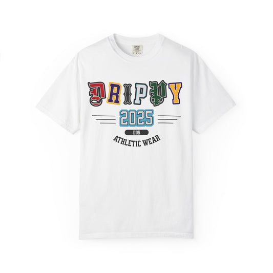 "DRIPPY" University style tee