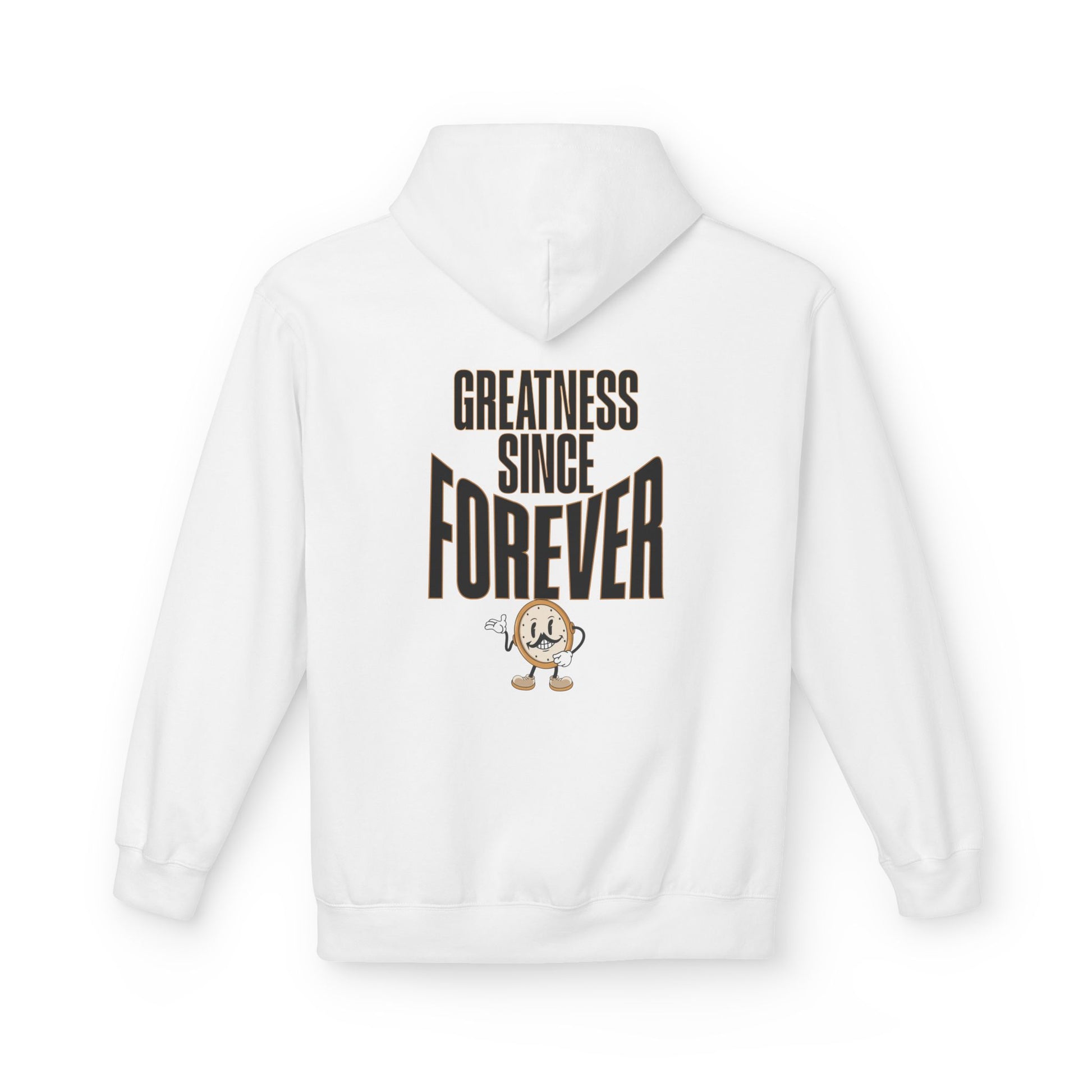 "SLOGAN" hoodie back White
