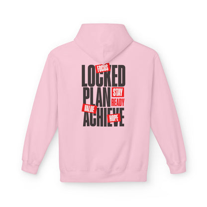 Locked, Plan, Achieve Hoodie - "LOCKED IN" Collection